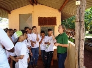 Visita de alunos ao Sítio da Pedreira