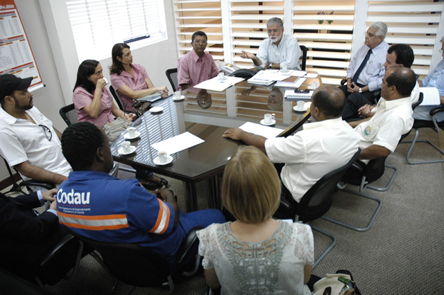 Reunião com sindicatos. Foto:Francis Prado